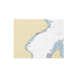 Port Townsend Boat Haven (Nordland, WA) NOAA Chart Jigsaw Puzzle