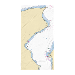 Port Townsend Boat Haven (Nordland, WA) NOAA Chart Towel