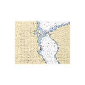 Sequim Bay Yacht Club (Sequim, WA) NOAA Chart Jigsaw Puzzle