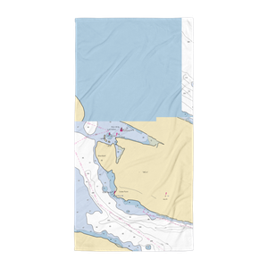 Saturna Point Store Fuel and Pub (Point Roberts, WA) NOAA Chart Towel