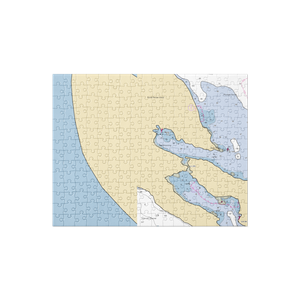 Port Browning Marina Resort (Point Roberts, WA) NOAA Chart Jigsaw Puzzle