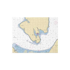 Tacoma Yacht Club - Oro Bay Outstation (Anderson Island, WA) NOAA Chart Jigsaw Puzzle