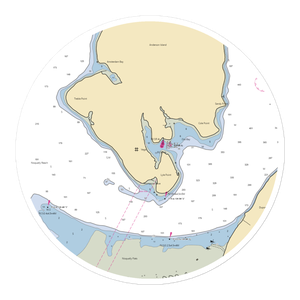 Tacoma Yacht Club - Oro Bay Outstation (Anderson Island, WA) NOAA Chart Sticker