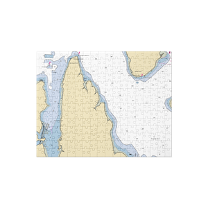 Puget Marina (Olympia, WA) NOAA Chart Jigsaw Puzzle