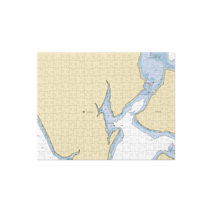 Longbranch Improvement Club Marina (Longbranch, WA) NOAA Chart Jigsaw Puzzle