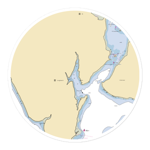 Longbranch Improvement Club Marina (Longbranch, WA) NOAA Chart Sticker