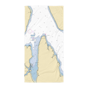 Zittel's Marina Inc (Longbranch, WA) NOAA Chart Towel