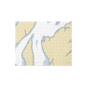 Boston Harbor Marina (Olympia, WA) NOAA Chart Jigsaw Puzzle