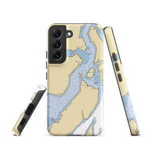 Carlyon Beach Marina (Olympia, WA) NOAA Chart Samsung Phone Case