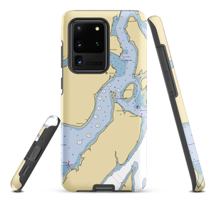 Carlyon Beach Marina (Olympia, WA) NOAA Chart Samsung Phone Case