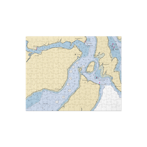 Carlyon Beach Marina (Olympia, WA) NOAA Chart Jigsaw Puzzle