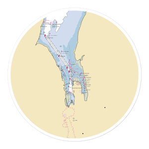 Swantown Marina (Olympia, WA) NOAA Chart Sticker