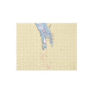 Swantown Boatworks (Olympia, WA) NOAA Chart Jigsaw Puzzle