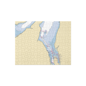 Olympia Country Club (Olympia, WA) NOAA Chart Jigsaw Puzzle