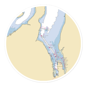 Olympia Country Club (Olympia, WA) NOAA Chart Sticker