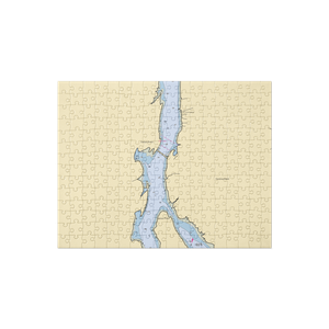 Olympia Yacht Club - Shelton Outstation (Grapeview, WA) NOAA Chart Jigsaw Puzzle