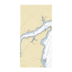 Jarrell's Cove Marina (Grapeview, WA) NOAA Chart Towel