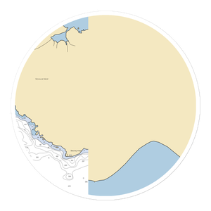 Becher Bay Marina & Campground (Carlsborg, WA) NOAA Chart Sticker