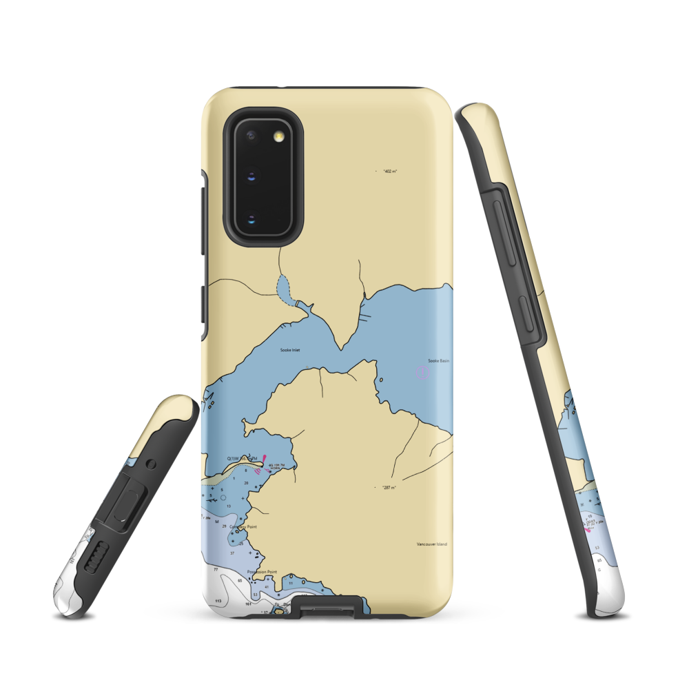 Jenkins Marine (Carlsborg, WA) NOAA Chart Samsung Phone Case Samsung Galaxy S20 model shown
