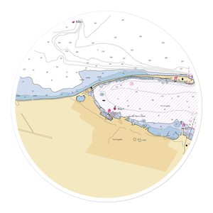 Port Angeles Yacht Club (Port Angeles, WA) NOAA Chart Sticker