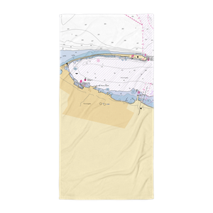 Port Angeles City Pier (Port Angeles, WA) NOAA Chart Towel