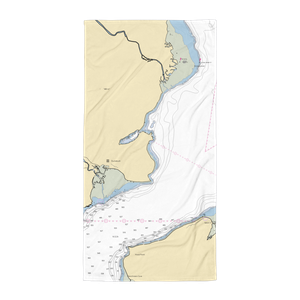 Home Port Marina (Brinnon, WA) NOAA Chart Towel