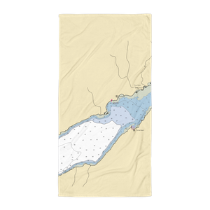 Port of Allyn Hood Canal (Belfair, WA) NOAA Chart Towel