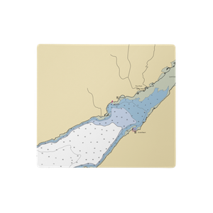 Port of Allyn Hood Canal (Belfair, WA) NOAA Chart  Gaming Mouse Pad