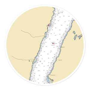 Glen Ayer Resort (Tahuya, WA) NOAA Chart Sticker