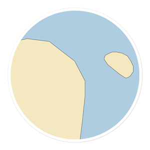 Tsehum Harbour Authority (Friday Harbor, WA) NOAA Chart Sticker