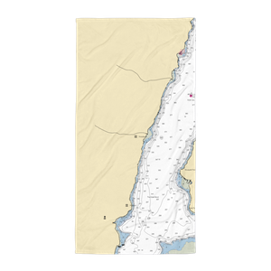 Port of Hoodsport (Tahuya, WA) NOAA Chart Towel