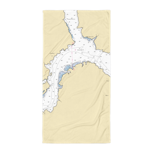 Keller Ferry Marina (Wilbur, WA) NOAA Chart Towel