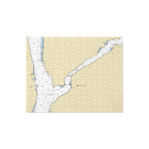 Two Rivers Marina (Fruitland, WA) NOAA Chart Jigsaw Puzzle