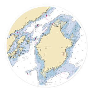 Port of Kodiak (Kodiak, AK) NOAA Chart Sticker