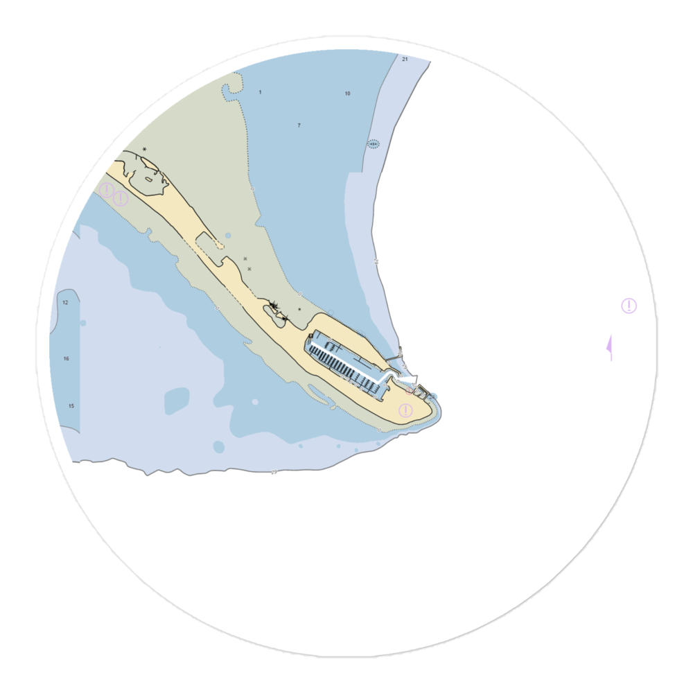 City of Homer Port and Harbor (Seldovia, AK) NOAA Chart Sticker 