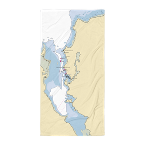 City of Seldovia Harbormaster (Seldovia, AK) NOAA Chart Towel