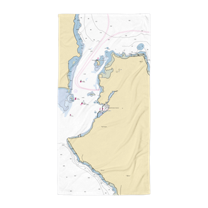 Harbor Cafe (Sand Point, AK) NOAA Chart Towel