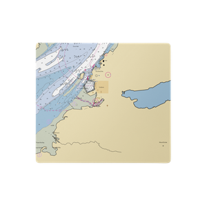 Cordova Harbor and Port (Cordova, AK) NOAA Chart  Gaming Mouse Pad