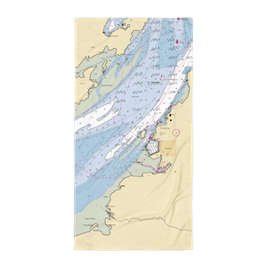 Cordova Small Boat Harbor (Cordova, AK) NOAA Chart Towel