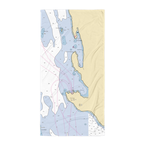 Donohue's Marina (Auke Bay, AK) NOAA Chart Towel