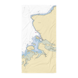 City of Hoonah Boat Harbor (Hoonah, AK) NOAA Chart Towel