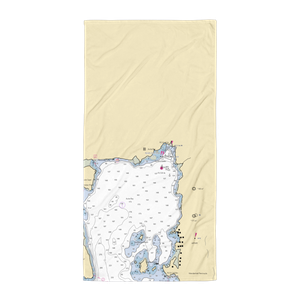 Auke Bay Statter Harbor (Juneau, AK) NOAA Chart Towel