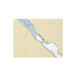 Aurora Harbor (Douglas, AK) NOAA Chart Jigsaw Puzzle