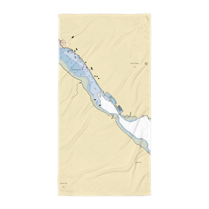 Aurora Harbor (Douglas, AK) NOAA Chart Towel