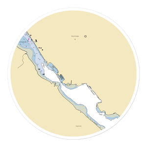 Harris Harbor (Douglas, AK) NOAA Chart Sticker