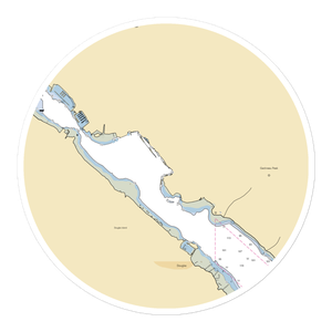 Intermediate Vessel Float (Douglas, AK) NOAA Chart Sticker