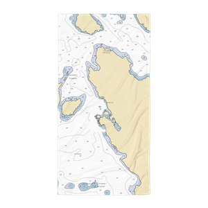 Elfin Cove Outer Harbor (Hoonah, AK) NOAA Chart Towel