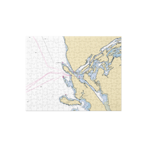 Angoon Oil and Gas (Angoon, AK) NOAA Chart Jigsaw Puzzle