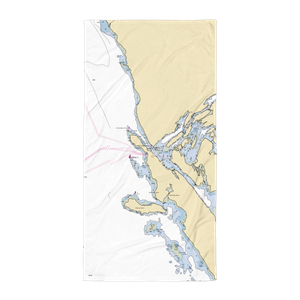 Angoon Oil and Gas (Angoon, AK) NOAA Chart Towel