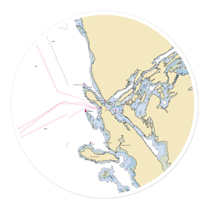 Angoon Oil and Gas (Angoon, AK) NOAA Chart Sticker